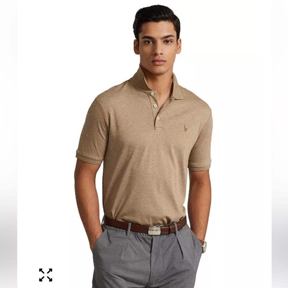 Polo Ralph Lauren Men's Classic-Fit Soft Cotton Shirt Polo in Brown